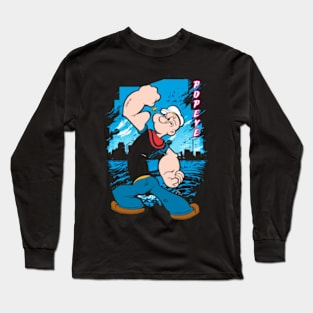 Popeyes Sea Serenades Relive the Musical Moments and Whimsical Escapades of Popeyes and Crew Long Sleeve T-Shirt